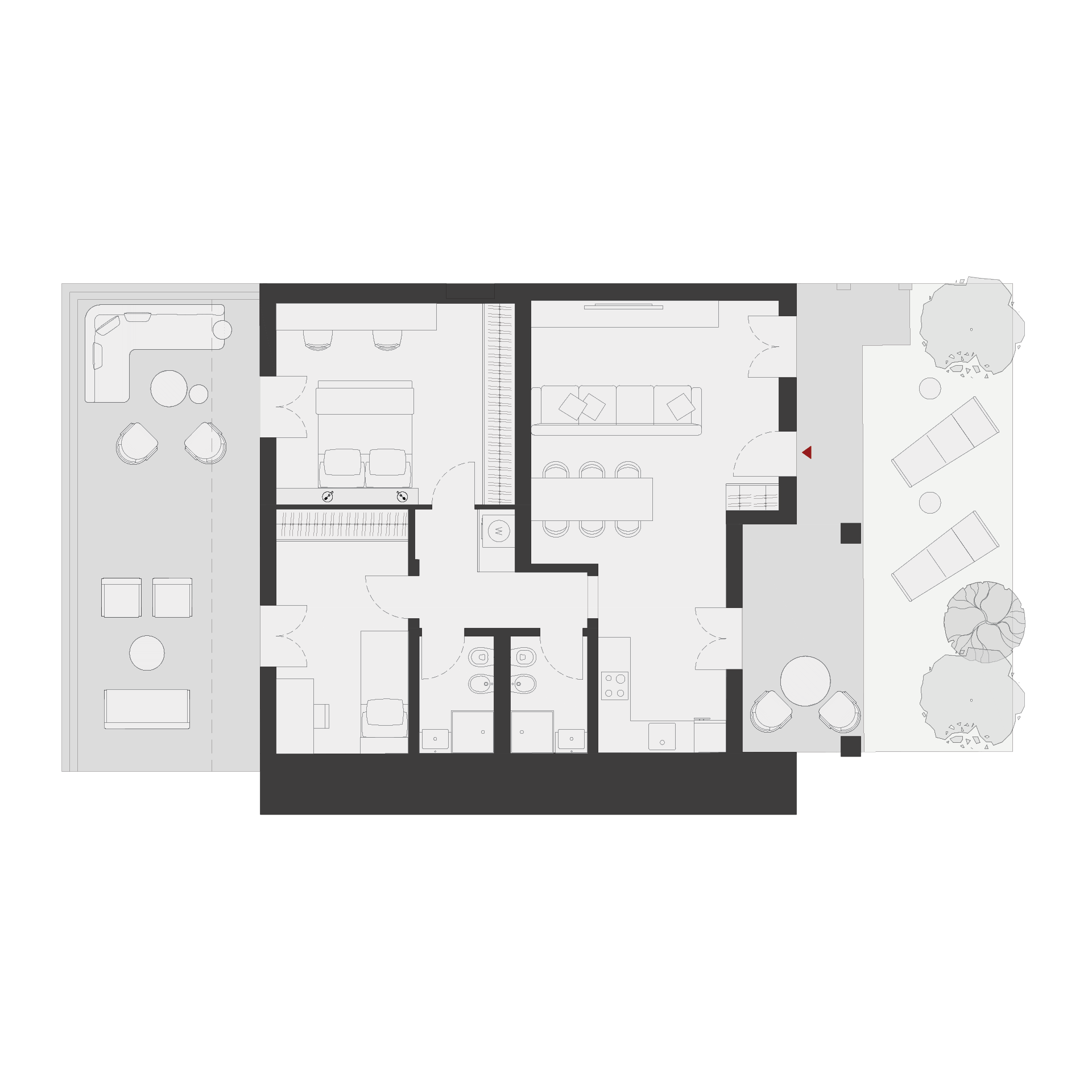 Trilocale spazioso con ambienti luminosi a Porto Letizia, perfetto per famiglie e soggiorni prolungati.